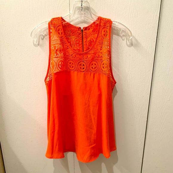 Tops - Orange tank top